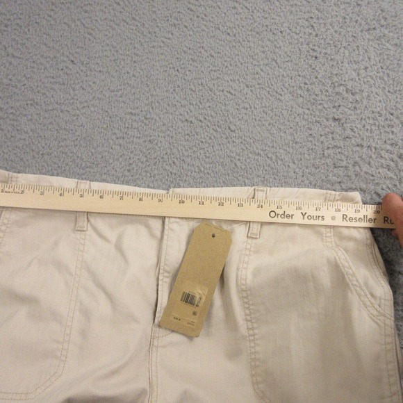 Levi's Womens Surplus Straight Jeans size 16W Herringbone Beige 38 x 27 NEW - Picture 7 of 10